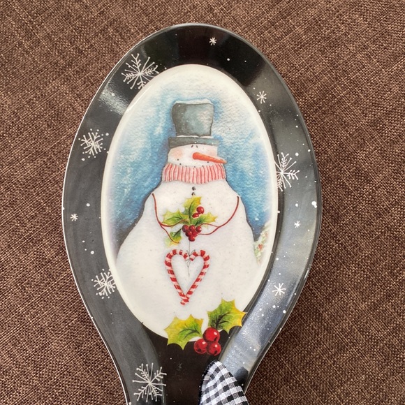 Snowman Spoon-rest NWOT - Picture 4 of 5